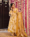 Mango Delight Soft Cotton Anarkali Suit Set