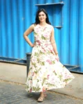 Pure Cotton Floral Top & Skirt Co-Ord Set