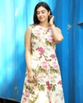 Pure Cotton Floral Top & Skirt Co-Ord Set