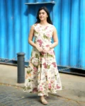 Pure Cotton Floral Top & Skirt Co-Ord Set