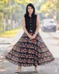 Women's Pure Cotton Top & Skirt Co-Ord Set