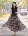 Women's Pure Cotton Top & Skirt Co-Ord Set