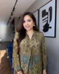 New Arrival Pure Natural Crepe Ajrakh Print Co-Ord Set