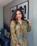 New Arrival Pure Natural Crepe Ajrakh Print Co-Ord Set