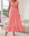 Designer Delta Gown in Premium Polyester Fabric with Dyed Finish – Elegant Party Wear