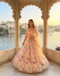 Trending Butterfly Soft Net Lehenga with Multicolor Thread Embroidery, Heavy Cancan & Canvas
