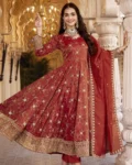 Premium Ready-to-Wear Heavy Cosmos Anarkali Suit Set