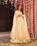 Premium Ready-to-Wear Fox Georgette Anarkali Suit Set – 3 Piece