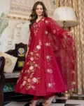 Premium Pure Mul Chanderi Embroidered Suit Set