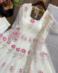 Festive Trending Designer Fendy Silk Gown Set