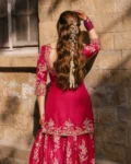 Premium Chinon Kurti, Palazzo & Dupatta Set