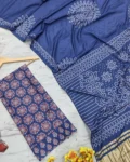 Premium Chinon Silk Digital Print Saree with Piping Work