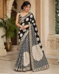 Tollywood Inspired Semi Modal Silk Ajrakh Saree