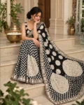 Tollywood Inspired Semi Modal Silk Ajrakh Saree